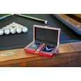 thumbnail image 4 of Air Force Playing Cards with Dice USAF Gift Set – Wooden Keepsake Box Adorned with Metal USAF Emblem - Veteran Owned Business, 4 of 5