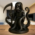 thumbnail image 5 of WHEANG Gothic Statue Dark Decorative Sculpture The Grim Holding A Is Suitable For Halloween Desktop Role Playing Game Props, 5 of 5