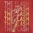 thumbnail image 2 of Girl's The Flash Speedster Stacked Logo  Graphic Tee Red Medium, 2 of 5