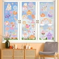 thumbnail image 2 of Kreatwow Groovy Halloween Decorations 6pcs Groovy Halloween Window Sticker Halloween Retro Hippie Window Decals Halloween Window Clings Sticker Halloween Wall Clings Happy Boo Day Birthday Baby Shower, 2 of 6