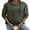 Green, variant on DOKOTOO Women Hoodie Sweatshirt with Pockets Drop Shoulder Pullover Tops Drawstring Half Buttoned Tops Green XL US16-18