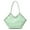 Green, variant on PVC Paper Women Tote Shoulder Bag Large Capacity Waterproof Handle Bag Trendy Washed Armpit Bag for Work Date