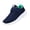 Dark Blue, variant on Willtoo Boys Girls Fashion Breathable Running Shoes Hook and Loop Casual Outdoor Sneakers Walking Shoes for Kids