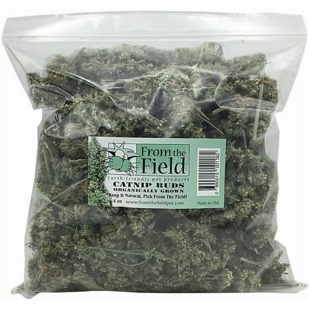 UPC: 0890015001082 | From The Field Catnip Buds Jumbo 4 OZ Bag