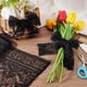 thumbnail image 5 of 3,3 yardas de cinta de encaje negro, 9,8 pulgadas de cinta de encaje floral con borde ondulado sencillo., 5 of 5