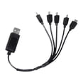 thumbnail image 4 of yotijay USB Charging Cable 1 Charging 5 Portable Upgrade Parts Mini USB Cable RC Drone, 4 of 9