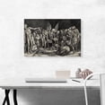 thumbnail image 2 of ARTCANVAS The Skeletons Canvas Art Print by Rosso Fiorentino - Size: 26" x 18" (0.75" Deep), 2 of 9