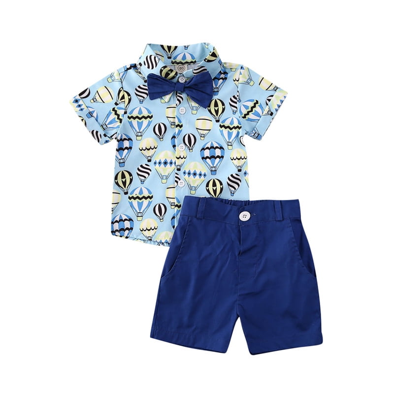 Hirigin - 2Pcs Outfits Baby Summer Clothing Toddler Kids Baby Boy ...