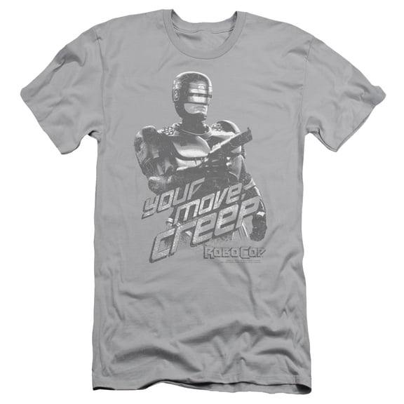 Robocop Your Move Creep Adult 30/1 T-Shirt Silver