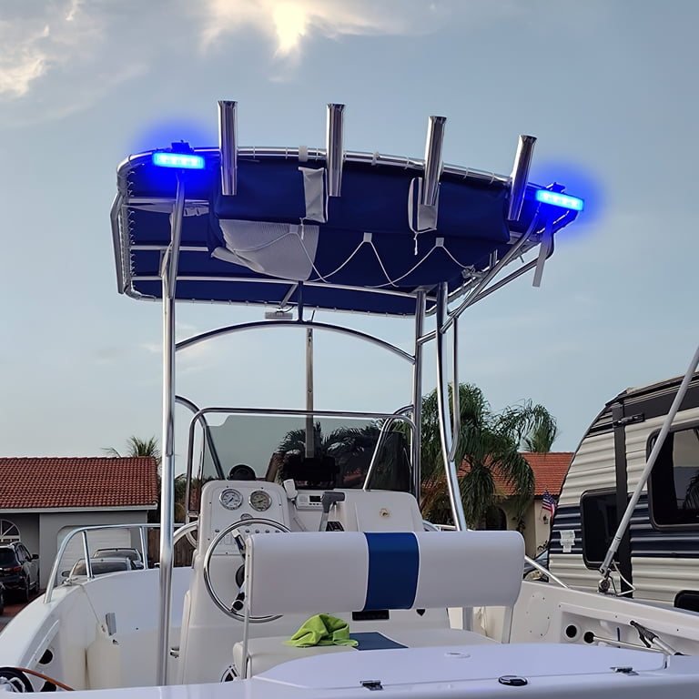 Nilight 2 Lampes De Navigation LED Marines 10,2 Cm – Faisceau Combo Spot/large, IP67, 9-30V, Pour Bateau, Ponton, Quai, Pêche De Nuit