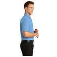 thumbnail image 3 of Port Authority Men's Adult Core Classic Pique Polo Shirt Carolina Blue 2X-Large, 3 of 4