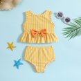 thumbnail image 4 of TIMIFIS Swimsuit for Toddler Girl Bikini Set 2 Piece Swimwear Tankini Bathing Suit Floral Summer Beach Wear for 2-3Years - Summer, 4 of 7
