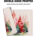 thumbnail image 5 of Christmas Tree Placemats Set of 4 for Dining Table, Colorful Xmas Pine Trees Snowflake Washable Non-Slip Heat Resistant Linen Fabric Place Mats 12x18 in Party Decor Winter Holiday, 5 of 7