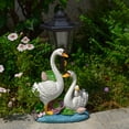 thumbnail image 6 of Outdoor Decoration Animal Statue Solar Light 12.99 Inch Tall for Flower Bed Pond Walkway Lighting, 6 of 9