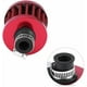thumbnail image 4 of Filtro de aire de admisión de aire frío universal de 12 mm con abrazadera para coche, filtro de admisión de aire automático de alto flujo, redondo y cónico para scooter, ATV, Dirt Pit Bike, motoc, 4 of 5