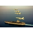thumbnail image 1 of Hornet Formation Above USS Abraham Lincoln- CANVAS OR FINE PRINT WALL ART, 1 of 1