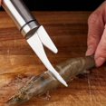 thumbnail image 4 of Prawn Stripper Shrimp Line Cutter Stainless Steel Peeling Shrimps Lobster Knifes Seafood Tools Kitchen Accessories, 4 of 4