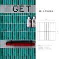 thumbnail image 2 of Miscasa Blue Kitchen Peel and Stick Backsplash Tile, Removable 3D Straight Linear Gel Self Adhesive Sticker for Kitchen, Bathroom, Living Room, RV Wall (Thicker Design, 10 Sheets)\u2026, 2 of 6