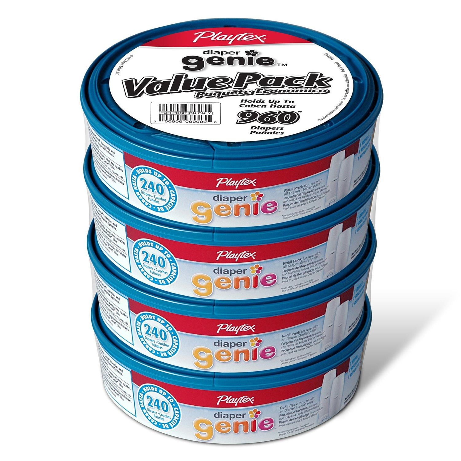 Playtex Diaper Genie Refills, 4 pk.