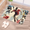 thumbnail image 5 of Football Polyester Chair Mat Non-Slip Machine Washable Indoor Carpet Rug, 5 of 6