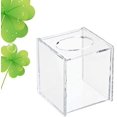 thumbnail image 3 of Acrylic Tissue Case Fashion Paper Holder Storage Box for Home Decor, 3 of 8