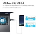 thumbnail image 3 of 2PcsUSB to USB C Adapter, USB C to USB Adapter for Smart Phones Tablet GPS Devices, Charging at Maximum Speed and Fast Data Transfer, Practical and Clever, Gray, 3 of 7