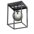 thumbnail image 1 of Maxim 11360MSKBKPC 10 in. Fluid Black & Polished Chrome LED Single Pendant Ceiling Light in Mirror Smoke, 1 of 1