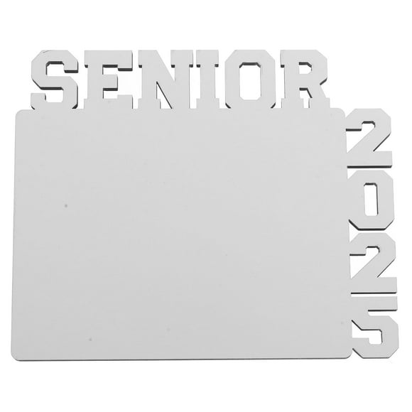 KAKOWELY diy photo frame Photo Plate Graduation Party Blank Sublimation Frame for DIY Painting Can Be Engraved Senior 2025 Picture Frame for Sublimation7.09"X5.91"X0.2"