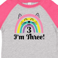 thumbnail image 4 of Inktastic 3rd Birthday Rainbow 3 Year Old Girl Girls Toddler T-Shirt, 4 of 5