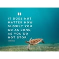thumbnail image 2 of ArtsyQuotes 24x19 White Modern Wood Framed Museum Art Print Titled - Confucius Quote: Does Not Matter, 2 of 4