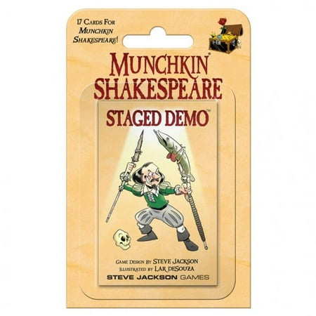 Jackson Sage - Munchkin Shakespeare Staged Demo 17 Cards Steve Jackson Games SJG4259