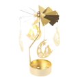 thumbnail image 1 of HLONK Rotating Spinning Carousel Tea Light Candle Holder Home Dinner Wedding Bar Party, 1 of 21