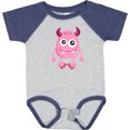 thumbnail image 3 of Inktastic Cute Monster, Pink Monster, Funny Monster, Horns Boys or Girls Baby Bodysuit, 3 of 5