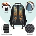 thumbnail image 3 of Yuyamidu Wolf Kids Backpack Sunflowers School Bookbag for Teenagers Girls Boys Fits Elementary Junior High and Middle School Daily Use, 3 of 6