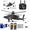 with Camera-2 Battery, variant on YU XIANG F11-S AH64 1/32 Scale RC Helicopter, 2.4G 6CH RTF GPS Smart Flybarless Military RC Helicopter with 6G/3D Stunt Mode, Dual-Axis Co-Drive & Optical Flow Positioning for Hobbyist