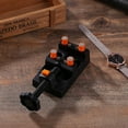 thumbnail image 2 of Vise Small Clamp Bed Mini Vise Workbench Clamp Flat Nose Pliers Carving Woodworking Bench Vise (1 Piece, Black), 2 of 4