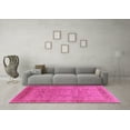 thumbnail image 3 of Ahgly Company Indoor Round Oriental Pink Industrial Area Rugs, 3' Round, 3 of 4