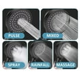 thumbnail image 4 of Shower Head with Handheld, CXALSSY Shower Head, High Pressure Shower Heads, Handheld Shower Heads, 5 Modes Adjustable, 4 of 7