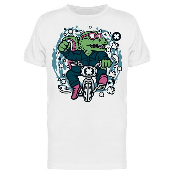 Mini Bike Trex Cartoon Tee Men's -Image by Shutterstock