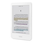 Kobo Clara Colour eReader White with Black SleepCover Case & AC Bundle