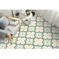 thumbnail image 3 of DEWOO Peel and Stick Floor Tile, Peel and Stick Flooring Self Adhesive, Waterproof Vinyl Flooring Suitable for Bathroom, Kitchen, Light Green(12 x 12 In, 10PCS), 3 of 5
