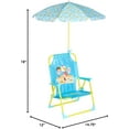 thumbnail image 6 of Kids Folding Beach Chair with  - Lightweight &  for Ages 3+, Perfect for Beach, Park, Backyard, 6 of 7