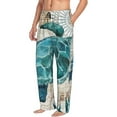 thumbnail image 6 of Hirioo Watercolor Sea Turtle for Women's PJ Pajama Pants Sleep Pants Women's Home Trousers with Pockets,S-3XL-Small, 6 of 6