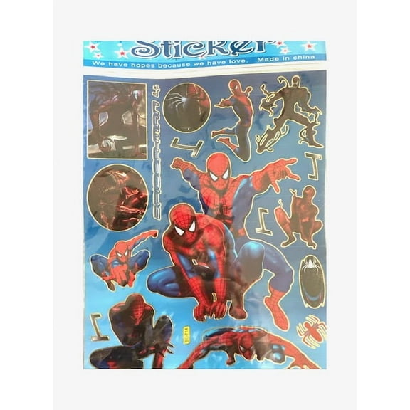 Spiderman 4 Carnage and Spiderman Sticker Collection (17 Stickers)