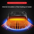 thumbnail image 5 of Car Heater Demister Defogger Universal Electric Car Heater Fan Angle Adjustment, 5 of 5
