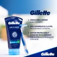 thumbnail image 2 of Crema para Afeitar Gillette Cara y Cuerpo para Rasurar con Rastrillo Hombre 150 ml, 2 of 5