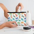 thumbnail image 7 of Cauagu Colorful Dinosaur for Tyvek Makeup Bag,Reusable Travel Cosmetic Bag Women Organizer Toiletry Bag Birthday,Gifts for Women Girlfriend Mom Teacher 6.5’’*8.9’’, 7 of 7