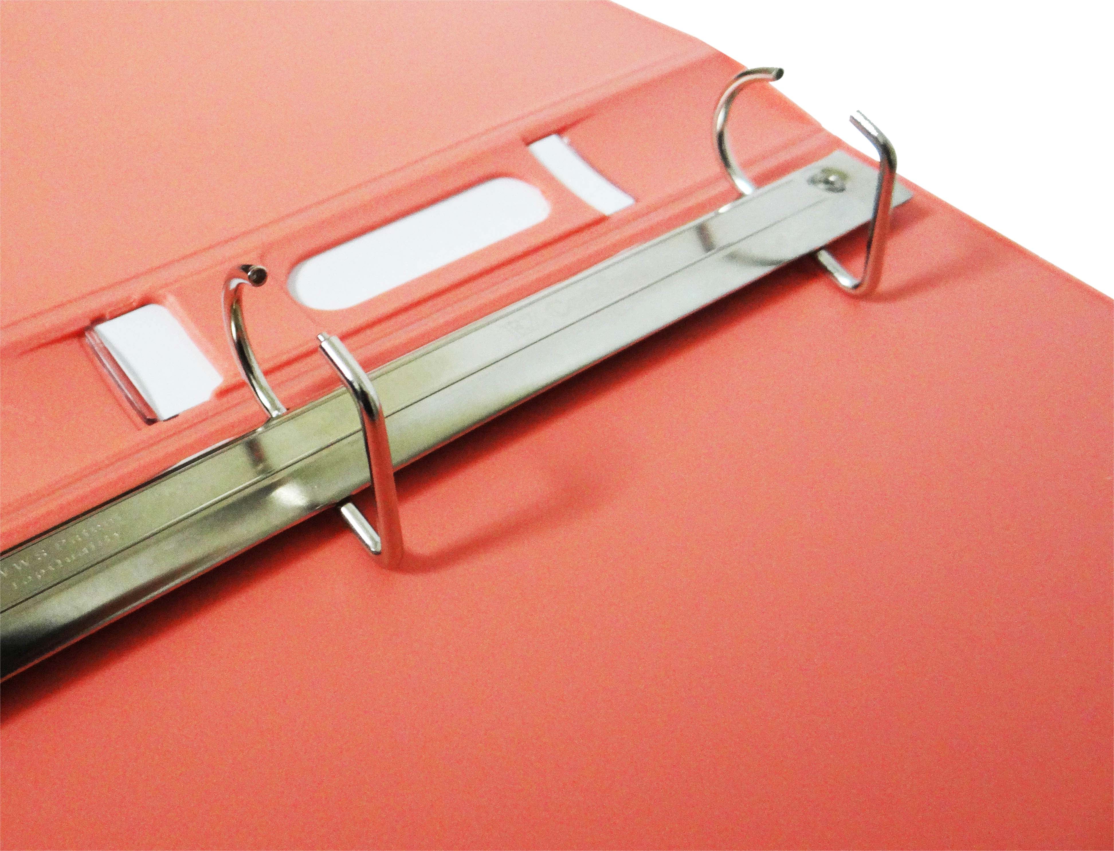 Exceed 3-Ring Heavy Duty Binder, 1 inch Binder Ring Size, Slant D-Ring,  Color Coral Bell