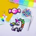 thumbnail image 2 of Hi,Fancy 24 Colors Fuse Beads Kit 2.6mm Fusion Perler Beads for Crafts Handmade Kids, 2 of 9
