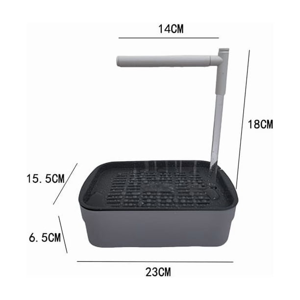 Baño automático para pájaros pequeños | Piscina exterior con forma de sol y alimentación por USB con circulación de agua | Baño fácil de limpiar para periquitos y loros